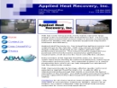 Website Snapshot of APPLIED HEAT RECOVERY, INC