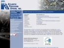 Website Snapshot of Atlantic Precision Spring, Inc.