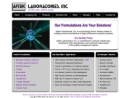 Website Snapshot of Aptek Laboratories, Inc.