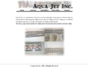 Website Snapshot of Aqua Jet, Inc.