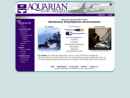 Website Snapshot of Aquarian Audio Products