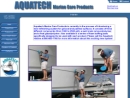 Website Snapshot of Aquatech Marine Care Products