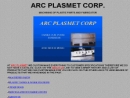 Website Snapshot of ARC Plasmet Corp.