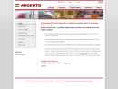Website Snapshot of ARGENTS AIR EXPRESS LTD