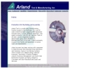 Website Snapshot of Arland Tool & Mfg. Inc.