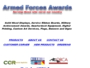 Website Snapshot of ARMED FORCES AWARDS AND MORE