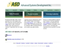 Website Snapshot of ADVANCED SYSTEMS DEVELOPMENT I
