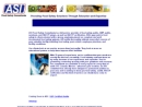 Website Snapshot of ASI Food Safety Consultants