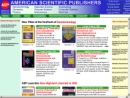 Website Snapshot of AMERICAN SCIENTIFIC PUBLISHERS