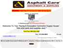 Website Snapshot of ASPHALT CARE CO INC.