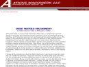 Website Snapshot of Atkins Machinery, Inc.