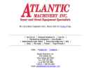 Website Snapshot of Atlantic Machinery, Inc.