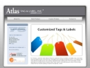 Website Snapshot of Atlas Tag & Label, Inc.