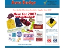 Website Snapshot of Aura Badge Co.