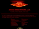 Website Snapshot of Aurora Metals Division L.L.C.