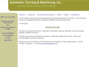 Website Snapshot of Automatic Turning & Machining, Inc.