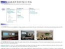 Website Snapshot of AV CONFERENCING