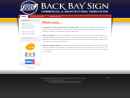 Website Snapshot of BACK BAY SIGN LLC