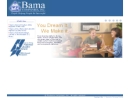Website Snapshot of Bama Co's Inc