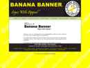 Website Snapshot of Banana Banner, Inc.