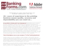 Website Snapshot of Banking Forms Co.