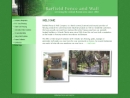 Website Snapshot of Barfield Fence