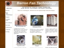 Website Snapshot of Barron Fan Technology, Inc.