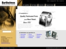 Website Snapshot of Barthelmes Manufacturing Corporation