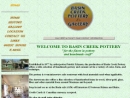 Website Snapshot of Basin Creek Pottery