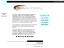 Website Snapshot of Bassano Printing