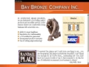 Website Snapshot of Bay Bronze Company, Inc.