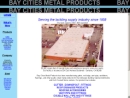 Website Snapshot of Bay Cities Metal Products