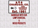 Website Snapshot of B & B Charcoal Co.