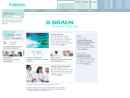 Website Snapshot of B BRAUN MEDICAL INC