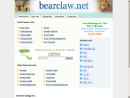 Website Snapshot of Bear Claw Bags