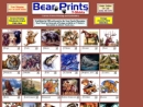 Website Snapshot of Bear Prints