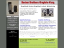 Website Snapshot of Becker Brothers Graphite Corp.