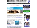 Website Snapshot of Becker Orthopedic Appliance Co.
