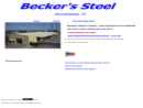 Website Snapshot of BECKERS STEEL FABG & SLS