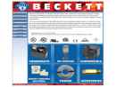 Website Snapshot of Beckett Corp.