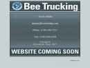 Website Snapshot of BEE TRUCKING INC