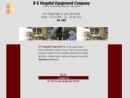 Website Snapshot of B-E HOSPITAL EQUIPMENT COMPANY, INC