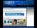 Website Snapshot of Bek Systems, Inc.
