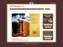 Website Snapshot of Bell's Brewery