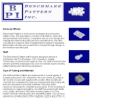 Website Snapshot of Benchmark Pattern, Inc.