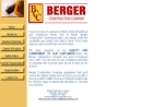 Website Snapshot of BERGER CONSTRUCTION COMPANY