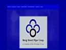 Website Snapshot of Berg Steel Pipe Corp., Div. of Europipe GMBH