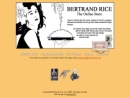 Website Snapshot of Bertrand Rice
