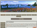 Website Snapshot of Best Material Handling Inc.