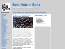 Website Snapshot of Present Best Nuts 'N Bolts
